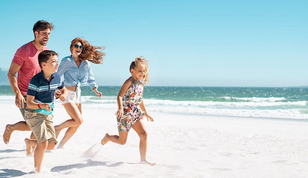 family beach vacation